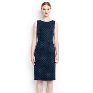 Lands’ End Ponte sleeveless sheath dress